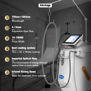Diodo CE RoHs Long Pulse Alexandrite Laser Hair Removal Machine <span class=keywords><strong>Precio</strong></span> con refrigeración Nd Yag 755nm 1064nm Alexandrite Laser Machine - Product Image 5