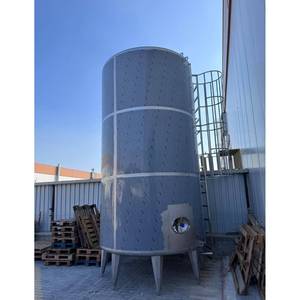Réservoir de stockage industriel Kandemir 25000L en acier inoxydable AISI 304 316 compatible CIP, intérieur poli - Product Image 1