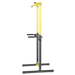 Attrezzatura da palestra per la casa all'aperto, supporto per immersione regolabile e barra Pull-Up Free Standing - Product Image 3