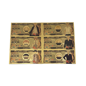 Célèbre Japon Anime <span class=keywords><strong>Tokyo</strong></span> <span class=keywords><strong>Revengers</strong></span> <span class=keywords><strong>Manga</strong></span> Carte 10000 Yen Argent En Plastique Feuille D'or Billets - Product Image 1