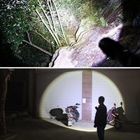 Lampe de poche tactique T6 LED haute puissance 10W de qualité militaire 5 Modes Zoom torche haute luminosité résistante à l'eau