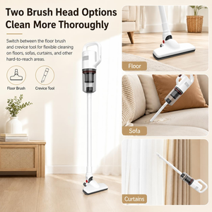 Meilleurs appareils électroménagers intelligents pour la maison, aspirateur à main sans fil 200W, cyclone haute efficacité, lumières LED pour tapis et voitures - Product Image 1