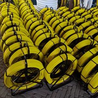 5mm*50m*4mm Fiber Optical Cable FRP Fiberglass Cable for Fiber Laying Project