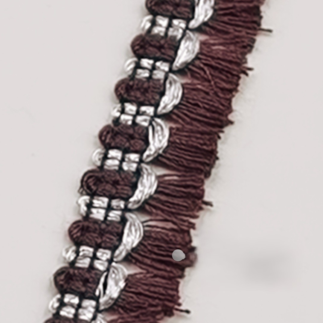 12 cm-100 yards par pièce-p marron foncé