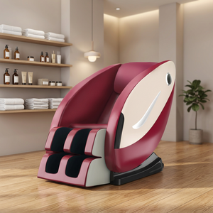 New Full Body Airbag Massage Recliner, LCD Hand Controller Timing 15-30min Anti-pinch Safe Massage Chair With Foot Roller - Product Image 1