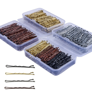 กิ๊บติดผมโลหะสีน้ำตาลแบบขายส่ง พร้อมกล่อง กิ๊บติดผมคุณภาพพรีเมียมสำหรับเด็กหญิงและผู้หญิง เหมาะสำหรับทุกสภาพผม - Product Image 1