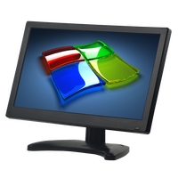 Moniteur d'ordinateur LED HD de bureau pas cher, écran large de 11,6 pouces, 1366*768, prix d'usine