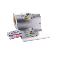 Papier/PE/Feuille d'aluminium imprimé sur mesure, triplex, antiadhésif, 40g, pour l'emballage alimentaire, feuille d'aluminium
