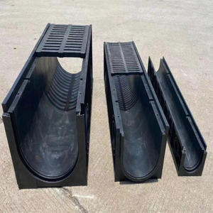 Caniveaux en PEHD, drainage linéaire, fossé de drainage, caniveaux de drainage pour allée, caniveaux de drainage en plastique PEHD, canal de drainage des eaux pluviales - Product Image 5