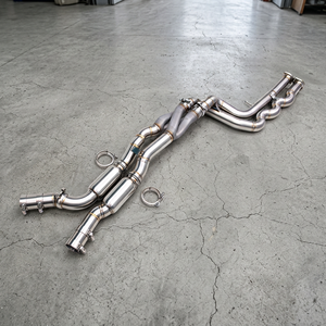 Tuyau intermédiaire Boska à longueur égale avec tube en Z pour M2 Competition/M2C 3.0T F87 2018-2023 en acier inoxydable, performance améliorée - Product Image 1