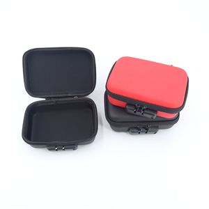 <b>EVA</b> Zipper Box Black Combination Lock Storage Bag For 3C Digital Products Headphone Packaging - Product Image 3