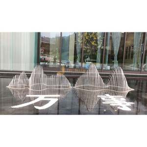 ประติมากรรมรูปทรงดวงอาทิตย์สไตล์อาร์ตเดโค M108 ทำจากสแตนเลส ทนทาน ใช้งานได้หลากหลาย กันน้ำ ติดตั้งบนพื้นกลางแจ้ง ตกแต่งอย่างมีชีวิตชีวา - Product Image 4