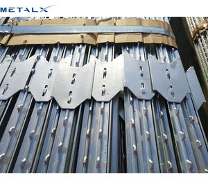 Poteaux en T en métal <span class=keywords><strong>pour</strong></span> clôture de ferme Poteaux de clôture en métal robuste de 8 pieds <span class=keywords><strong>Isolateur</strong></span> de clôture électrique T à vendre - Product Image 3