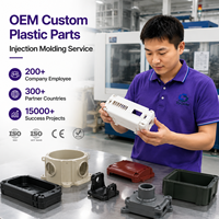 Layanan Cetakan Injeksi Plastik OEM untuk Casing Plastik PP PA PC PVC ABS Nylon TPE TPU Kustom