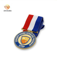 Médailles et trophées personnalisés par le fabricant, médailles de course en alliage de zinc avec logo vierge par sublimation, médailles sportives en métal personnalisées avec ruban
