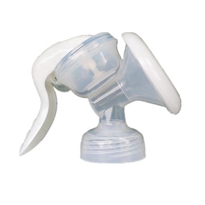 Extractor de leche Manual portátil, bomba de <span class=keywords><strong>lactancia</strong></span> de silicona para amamantar, con botella de alimentación de cuello ancho - Product Image 3