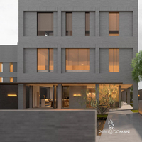 Tuiles en céramique d'argile haut de gamme personnalisées pour murs-rideaux, tuiles décoratives extérieures à pose sèche pour villas et espaces commerciaux