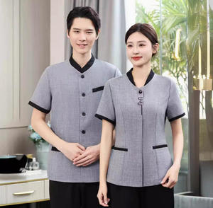 Uniforme de Trabajo Exclusivo para Personal de Limpieza de Hotel, Manga Corta, para Hombre y <span class=keywords><strong>Mujer</strong></span> - Product Image 2