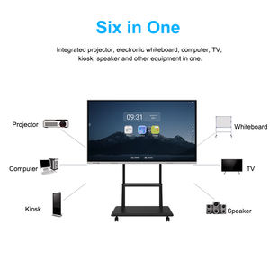 75 pouces Smart Interact Tv Pizarron écran interactif tactile présentation en classe <span class=keywords><strong>avis</strong></span> électronique tableau blanc blanc 50KG 60hz - Product Image 2