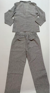 Set 2 Pezzi Casual da <span class=keywords><strong>Uomo</strong></span> in Cotone e Lino, Giacca e Pantaloni con <span class=keywords><strong>Bottoni</strong></span>, Produzione OEM/ODM 2026 - Product Image 6