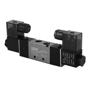 Vanne solénoïde 3 positions 5 voies 4V230C-08, vanne électrique pneumatique 4V430C-15, pièces pneumatiques d'origine usine - Product Image 2