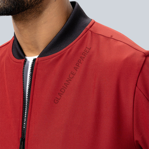 Veste bomber décontractée intelligente pour homme, sur mesure, écologique, coupe-vent, respirante, séchage rapide, grande taille, polyester/coton, exportée du Bangladesh - Product Image 5