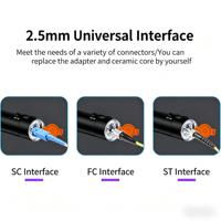Détecteur de point de rupture de fibre optique VFL léger, style stylo, haute puissance, rechargeable par USB, 30 km, qualité industrielle, antichoc, laser rouge 650 nm