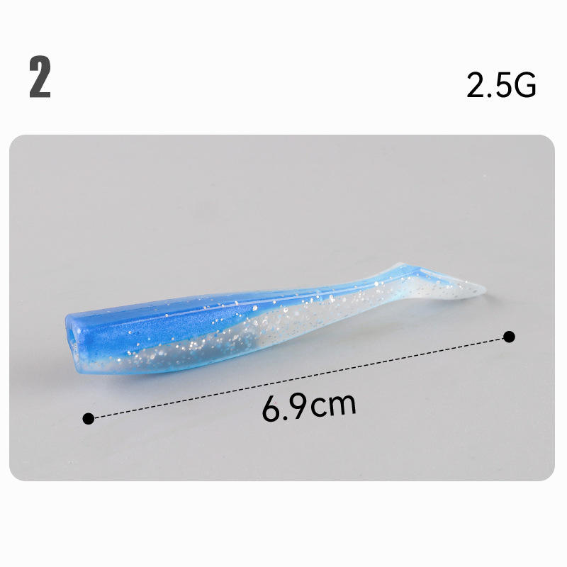 ด้านหลังสีน้ำเงิน (6.9cm2.5g)