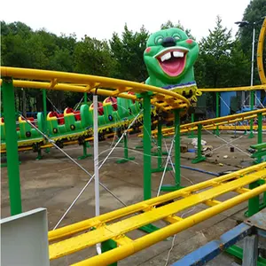 Chaude d'attractions famille ride enfants pas cher ver glissière petit train mini montagnes russes à vendre