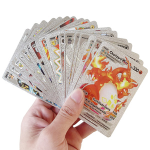 Nouvelles Cartes Pokémon Métal Or Argent Rares Pokémon Dracaufeu Cartes <span class=keywords><strong>Anglais</strong></span>/Espagnol/Allemand/Français/Italien/Coréen Boîte de Cartes 10 55 110 - Product Image 6