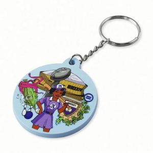Custom 2D/3D Soft PVC Key Chain Logo Rubber Keychains Ring Silicone Keyring of Promotional Keychain - Product Image 5