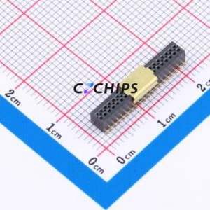 MLE-120-01-G-DV-P Pin Socket SMD,P=1mm Connector ( Pitch: 1mm )( Row Spacing: 1mm )( Mounting Type: Vertical Mount ) - Product Image 1