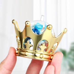 Scatola di caramelle in plastica oro e argento con corona in stile europeo scatola di cioccolatini Souvenir per banchetti creativi per matrimoni e feste per bambini - Product Image 6