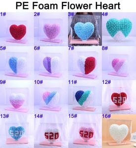 หัวใจกุหลาบปลอมทำมือพร้อมกล่องของขวัญวันแม่สำหรับตกแต่งห้องรูปหัวใจดอก<span class=keywords><strong>กุหลาบ</strong></span>ของขวัญวัน<span class=keywords><strong>วาเลนไทน์</strong></span>ความคิดที่ดี - Product Image 2