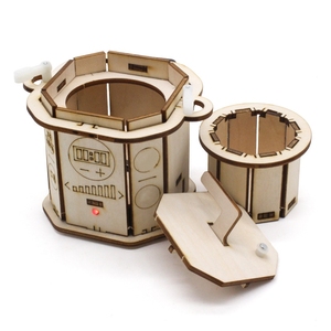 Kit de modèle de cuiseur à pression en bois OKYN-G6620, jouet éducatif pour expériences scientifiques STEM, assemblé à la main - Product Image 1