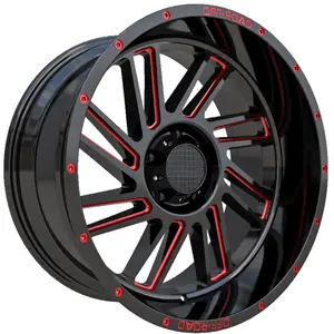 Roda off-road modifikasi tempa 20 "22 inci untuk jeep Wrangler Grand Cherokee Patriot