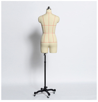 Maniquíes de Espuma ROBBEN para Sastres, Maniquíes Femeninos Ajustables en Altura, Postura de Pie, Tallas 80-88