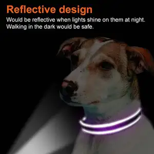 उच्च चिंतनशील नायलॉन वेबबिंग पालतू कुत्ते कॉलर पट्टा सेट कस्टम समायोज्य स्टाइलिश ओएम डिजाइन लक्जरी शैली मुक्त नमूना कम मौक - Product Image 5