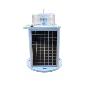 Baliza indicadora de obstáculos solares Luz de obstrucción de aviación de intensidad media GPS síncrono para lámpara de señal de aeropuerto - Product Image 3