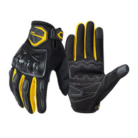 Gants de moto d'été en maille fine respirante, adaptés à toutes les saisons, pour la conduite de motos et les courses ; unisexe, à doigts complets