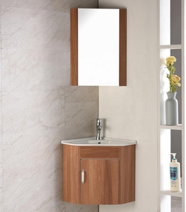 New Design <strong>Wall</strong> Mounted <strong>White</strong> Corner Pvc <strong>Bathroom</strong> Wash Basin <strong>Cabinet</strong> - Product Image 5