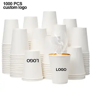 Vaso De Papel Gobelet En Carton สายการผลิตถ้วยกระดาษขนาด7ออนซ์9ออนซ์สำหรับเครื่องดื่มร้อน