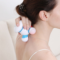Masseur électrique portatif multifonctionnel Mini petit point d'acupuncture triangulaire pour tout le corps, la taille et le cou-Cadeau