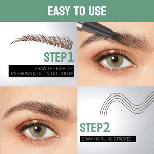 Lápiz de Cejas a Prueba de Agua, Microblading, 5 Colores, Cejas Naturales y Definidas, Larga Duración, Punta de Horquilla, Maquillaje de Cejas - Product Image 6