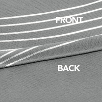 Rideau occultant en polyester haute précision à motif ondulé avec envers argenté pour salons, exclusivité transfrontalière, collection été