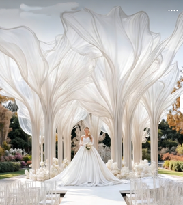 Instalación Artística Gigante para Bodas, Ligera, Resistente a la Intemperie, de Organza, para Ceremonias al Aire Libre - Product Image 2
