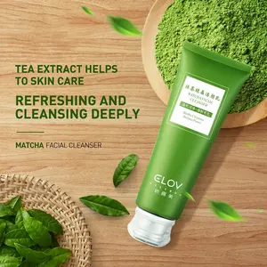 Gel de thé vert de marque privée en gros <span class=keywords><strong>nettoyant</strong></span> en profondeur pour le <span class=keywords><strong>visage</strong></span> - Product Image 1