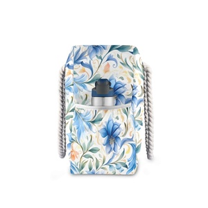 Custom Tropical Flower Print <b>Large</b> Summer Waterproof Gym Overnight Shoulder <b>Beach</b> Tote <b>Bags</b> for Women - Product Image 2