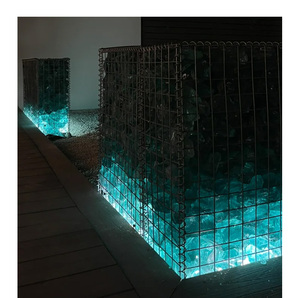 Bloques/Rocas/Arena de Vidrio Reciclado Azul Océano a Precio de Fábrica, Varios Tamaños, Estilo Hada para Decoración de Arte y Paisajismo de Jardín - Product Image 5