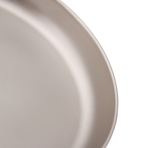 Assiette de camping classique en titane avec logo personnalisé, vaisselle portable légère pour pique-nique, assiette à dîner en titane - Product Image 6